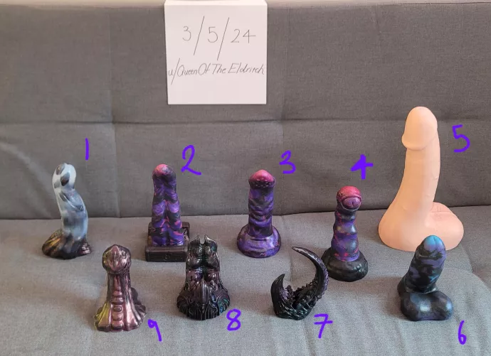 [WTS] 9 Oil Slick, Galaxy, Tentacle Toys for Sale by QueenOfTheEldritch