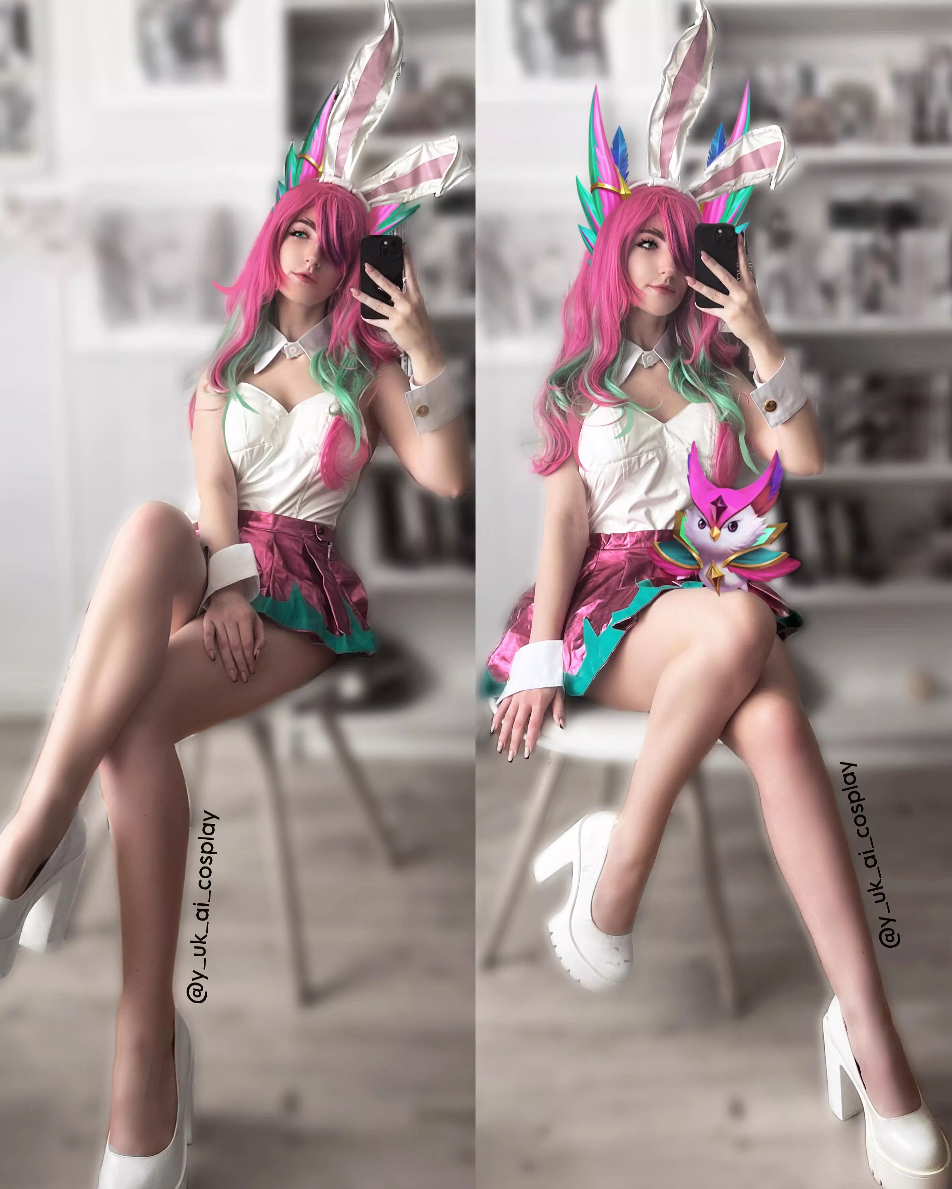 Xayah Star Guardian ver. bunny - @y_uk_ai_cosplay posted by y_uk_ai_cosplay