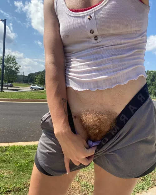 A hairy one would get your attention by SpitInMyMouth420_
