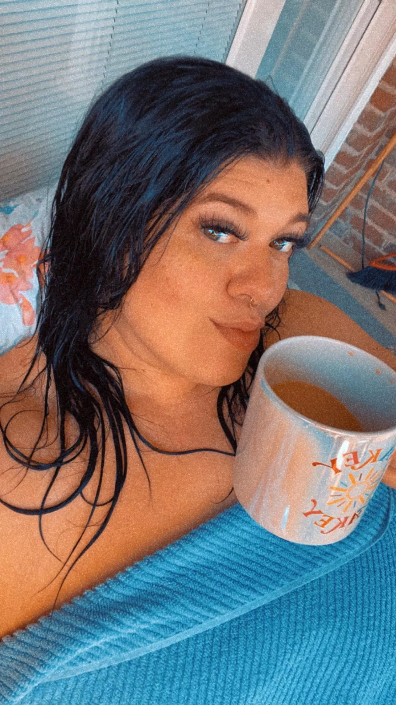 good afternoon from my patio + my coffee. hoping you’re having a lovely hump day thus far 😝 posted by Brilliant_Etiquette