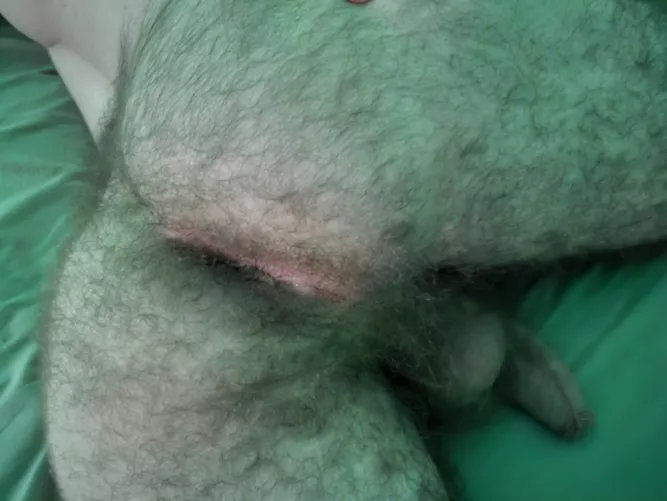 Hairy ass and uncut cock  by sik8008