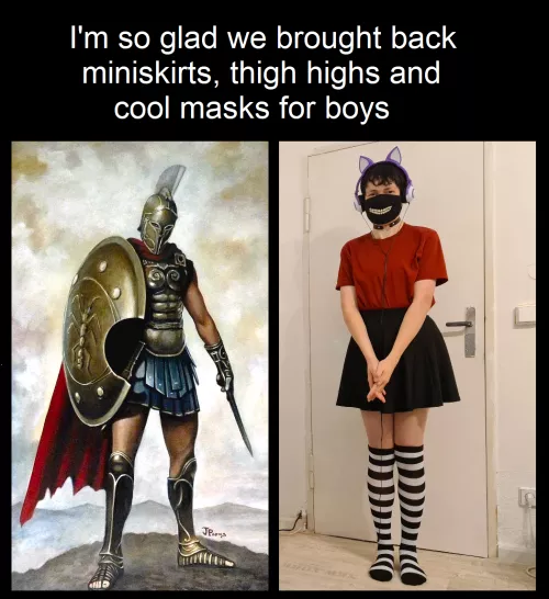 I love when old fashion trends rise again by Positron137