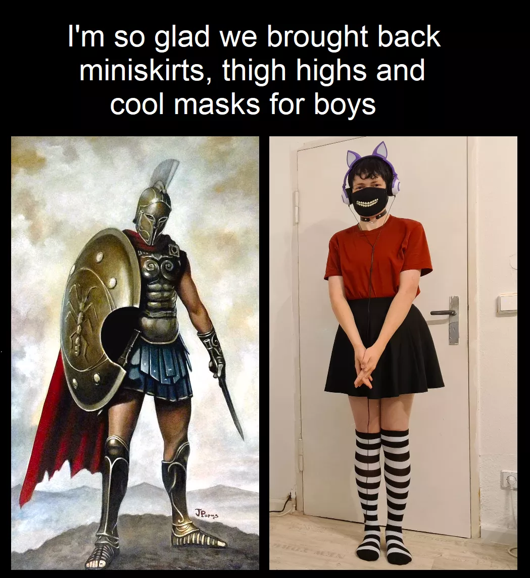 I love when old fashion trends rise again posted by Positron137