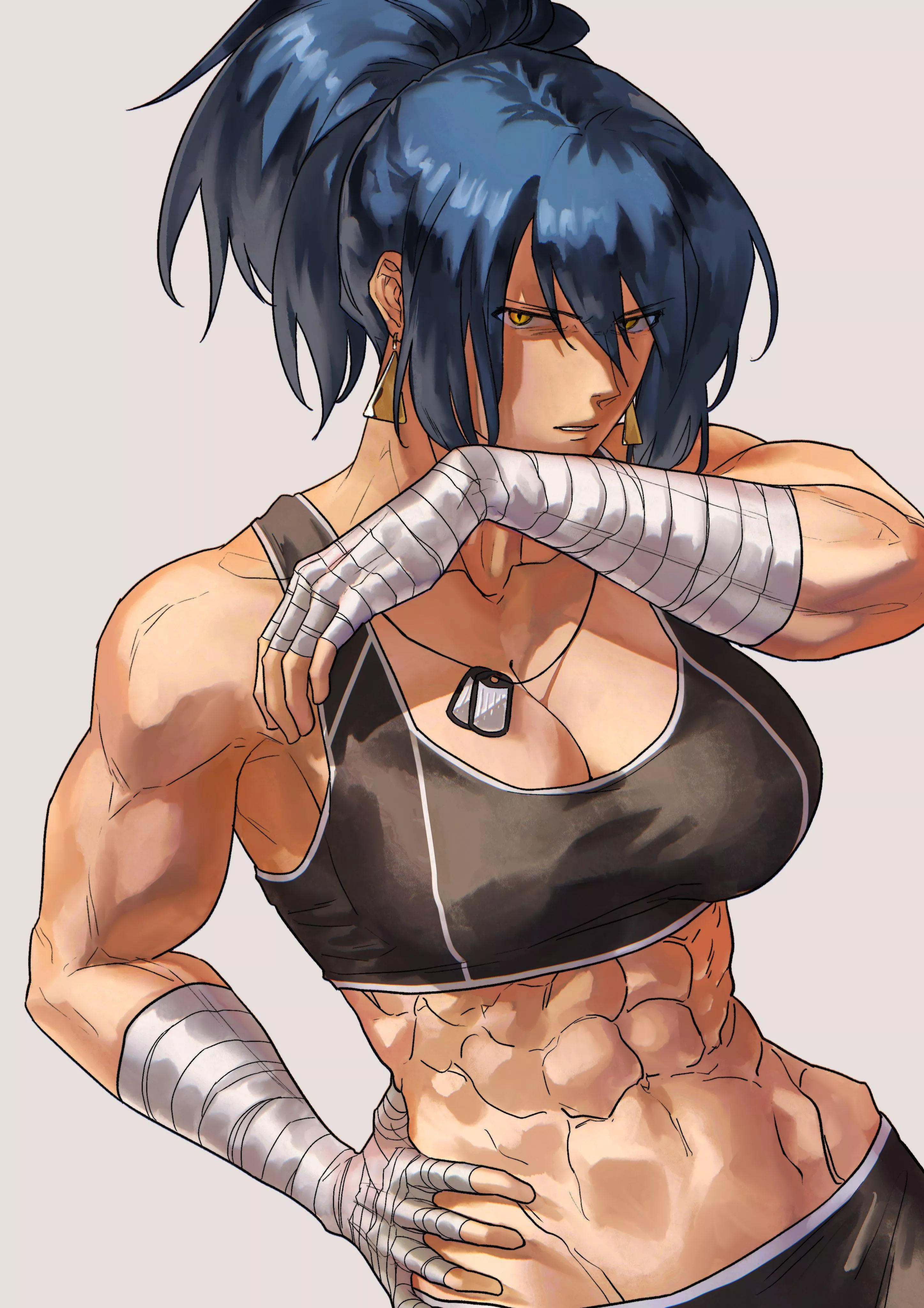 Leona (Chiiro) [The King of Fighters] posted by Kuro-Oji