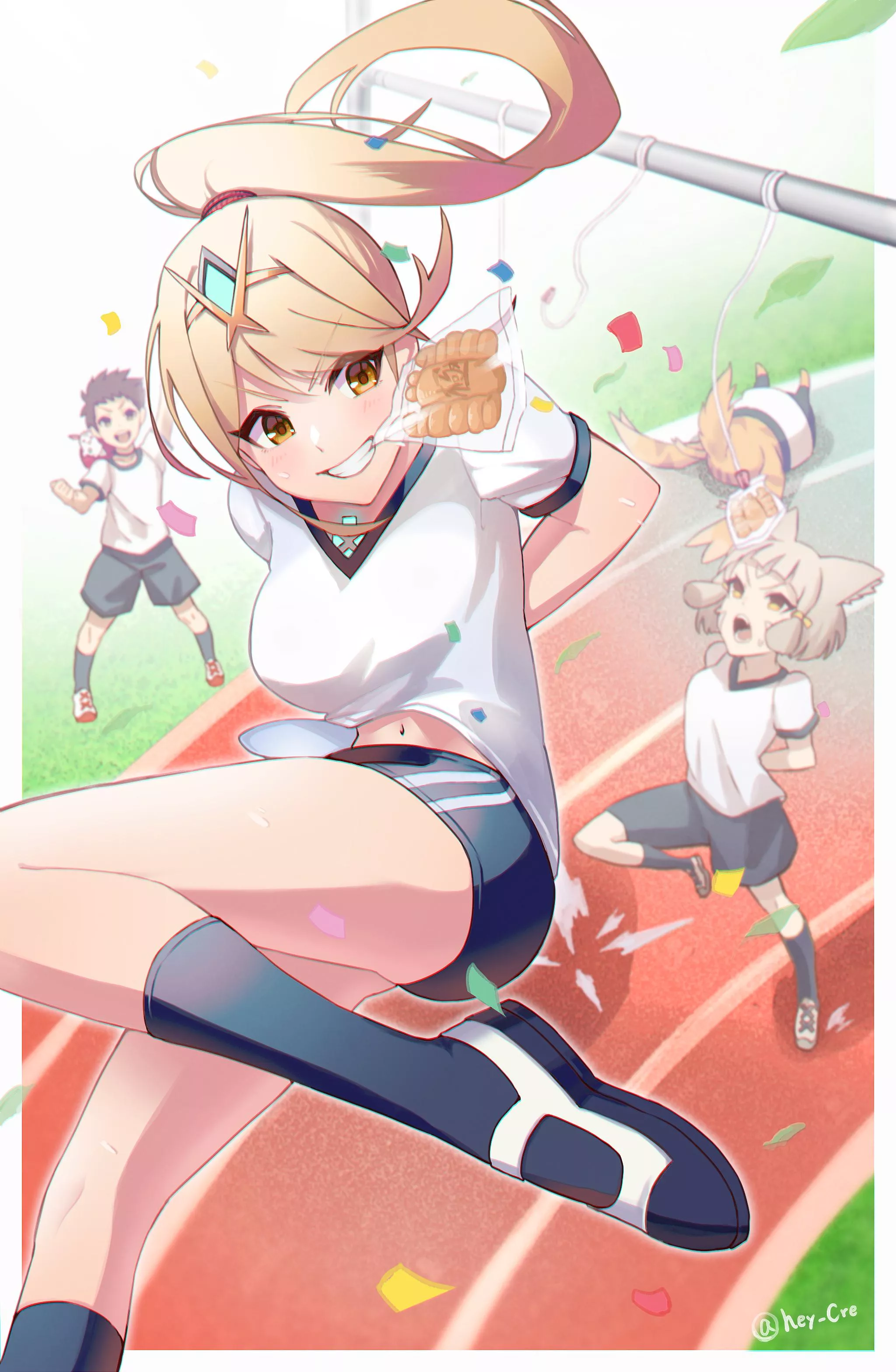 Mythra smoking the competition [Xenoblade] posted by NotSuitedForWoona