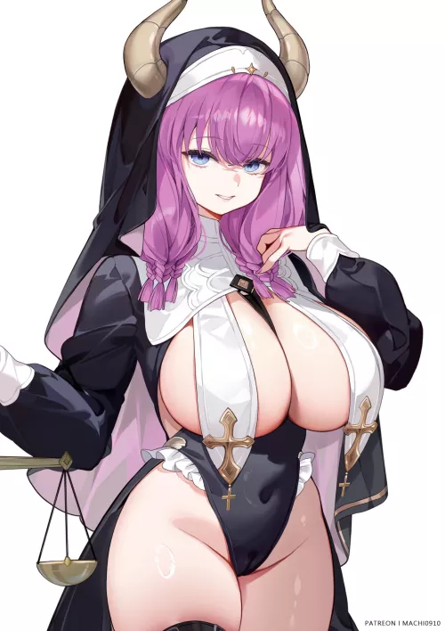 Nun Aura [Sousou no Frieren] by xSaviour_N