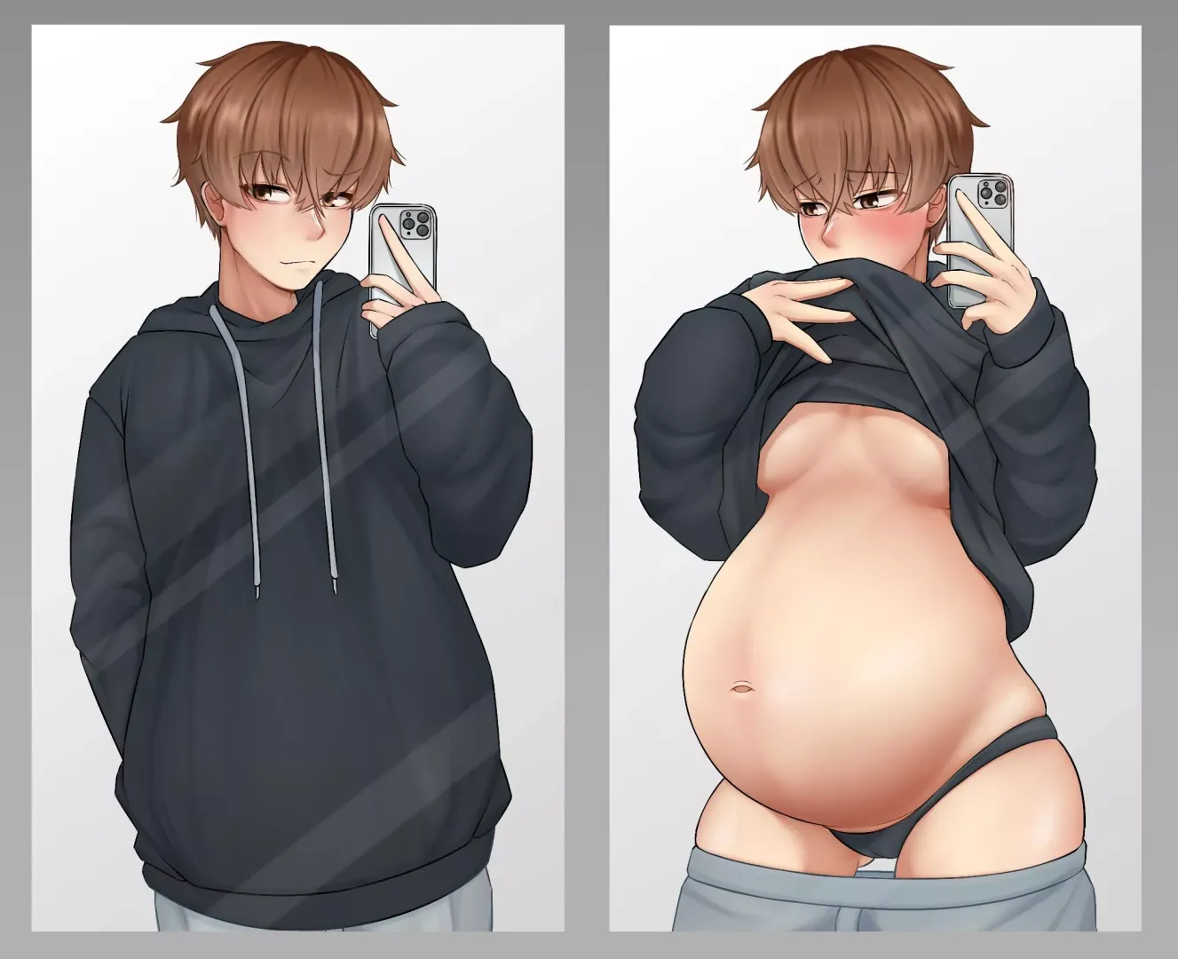 Pregnant Tomboy (@milk_the_slime) by HeavyLancerthe8th
