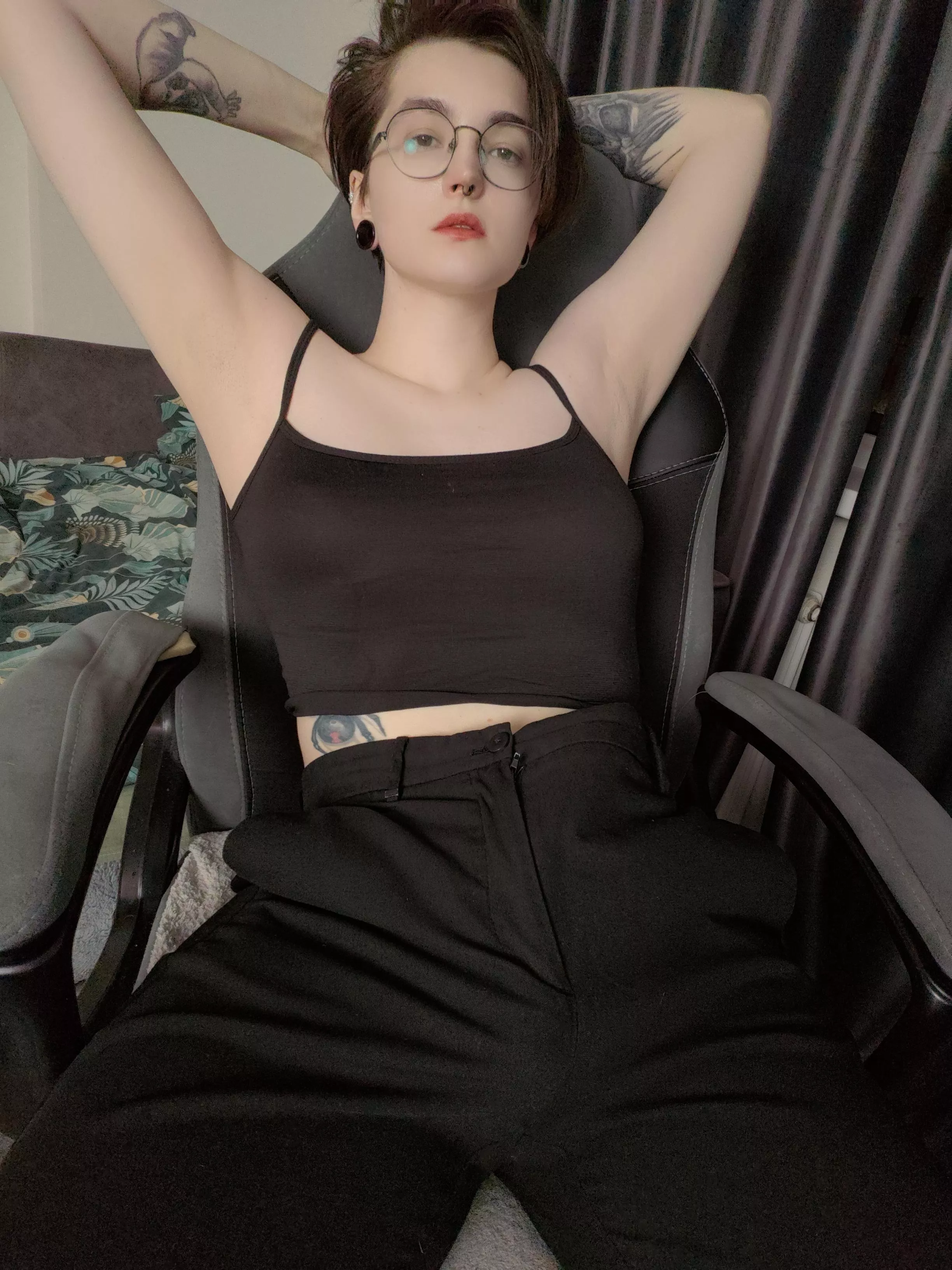 See that big bulge on my pants? If you're a good boy, I'll unzip them posted by Information_Aromati