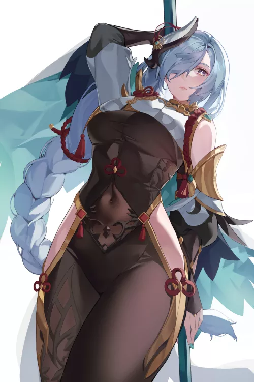 Shenhe [Genshin Impact] by CheetahSperm18