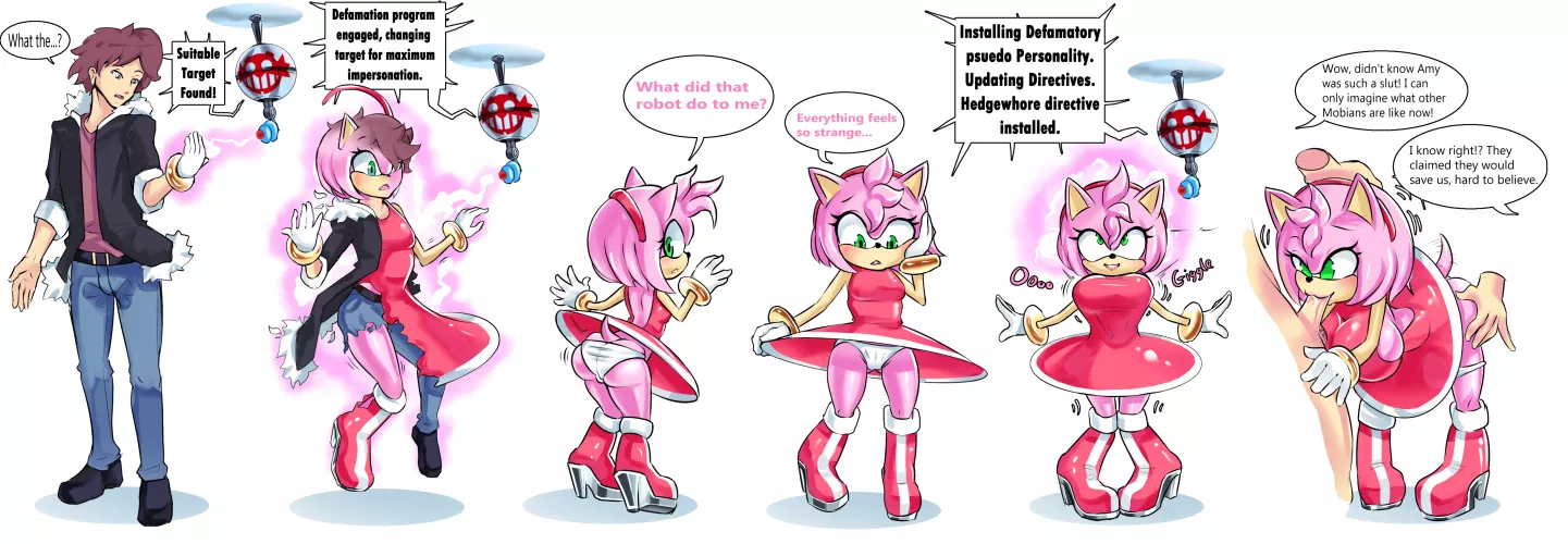 Tgtf Amy Rose reputation (by Bimboaudino) by Bimbovaporeon