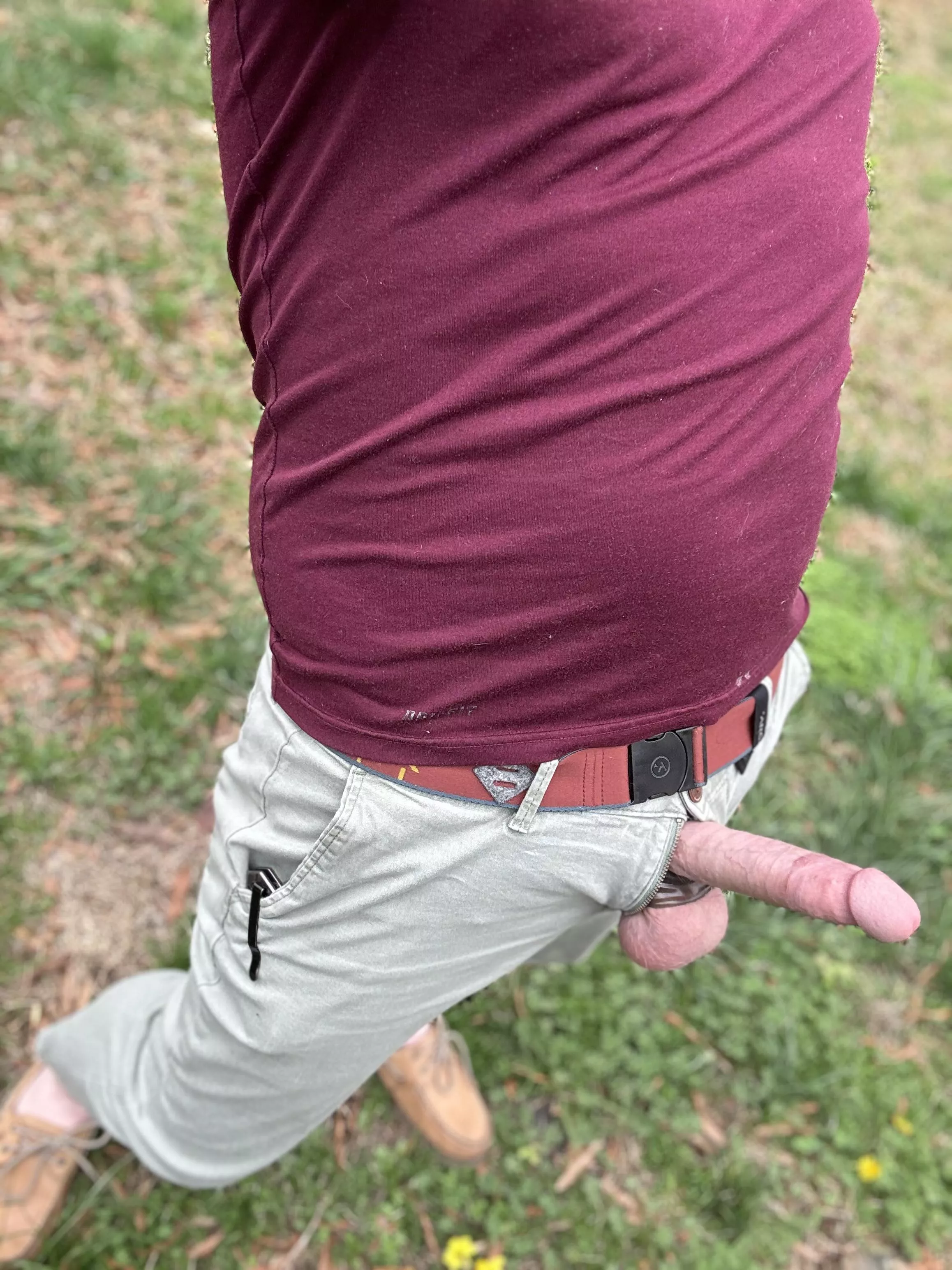 Yard work isn’t complete without a dick pic 🤷‍♂️  posted by ClamChopzz