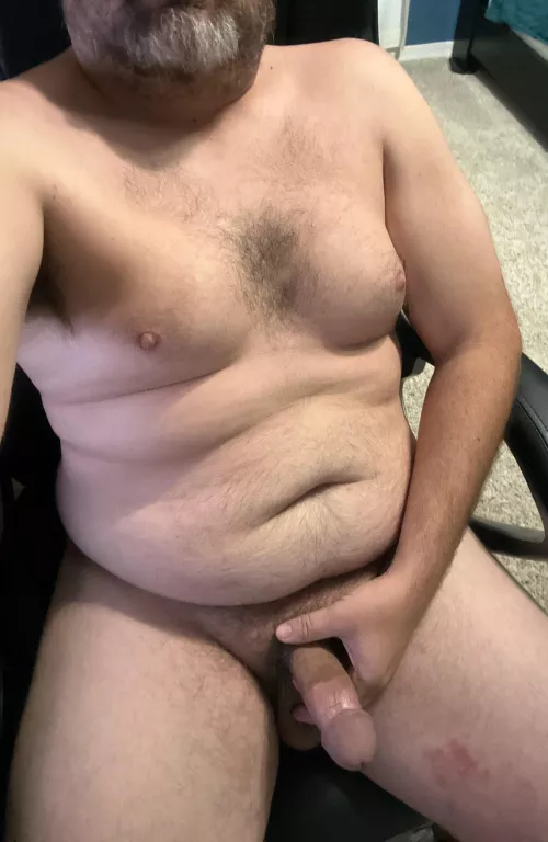 (39) Stroking while working by AzTT84