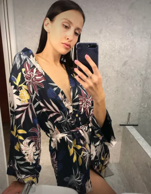 A silk dress is ideal for cooling the skin in summer by hotbrunettegirll