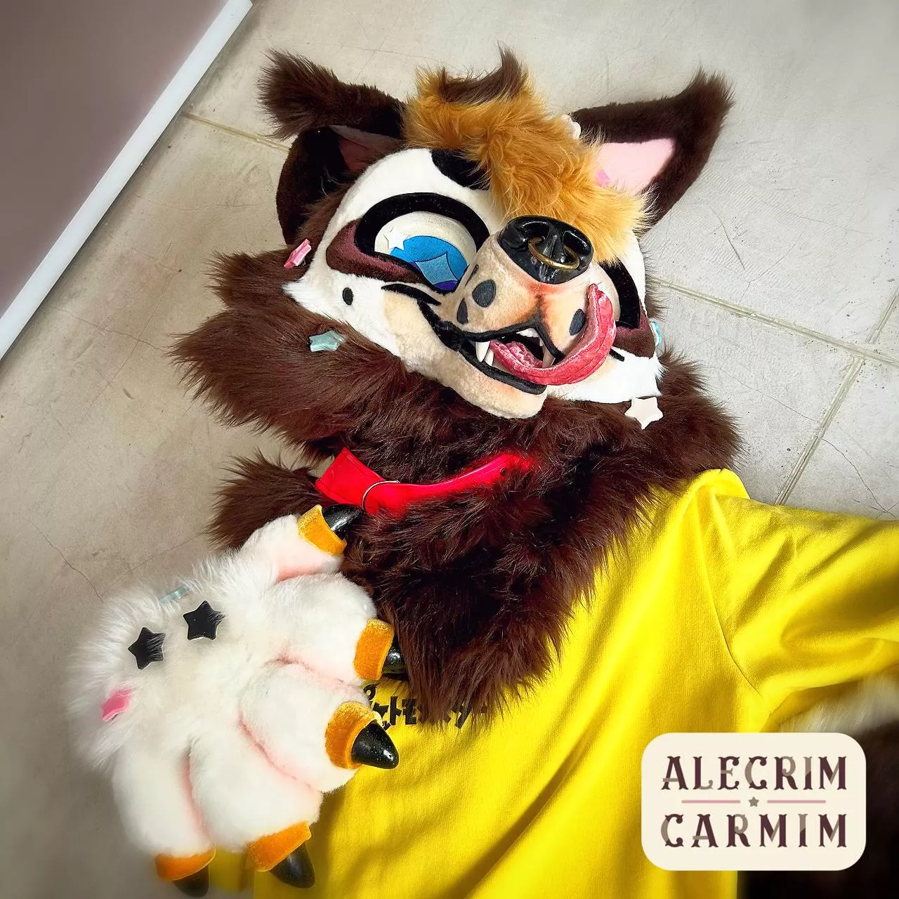 Breaking news: local dog found exhausted after a long day of existing ✨ posted by alecrimcarmim