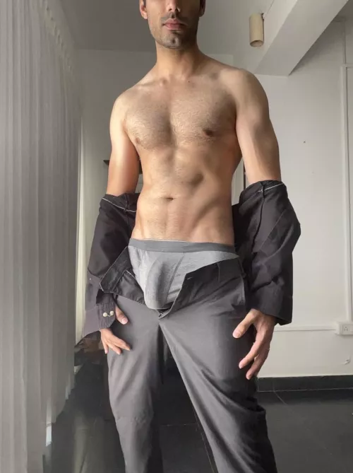 nothing like getting out of work clothes by tropic8chill