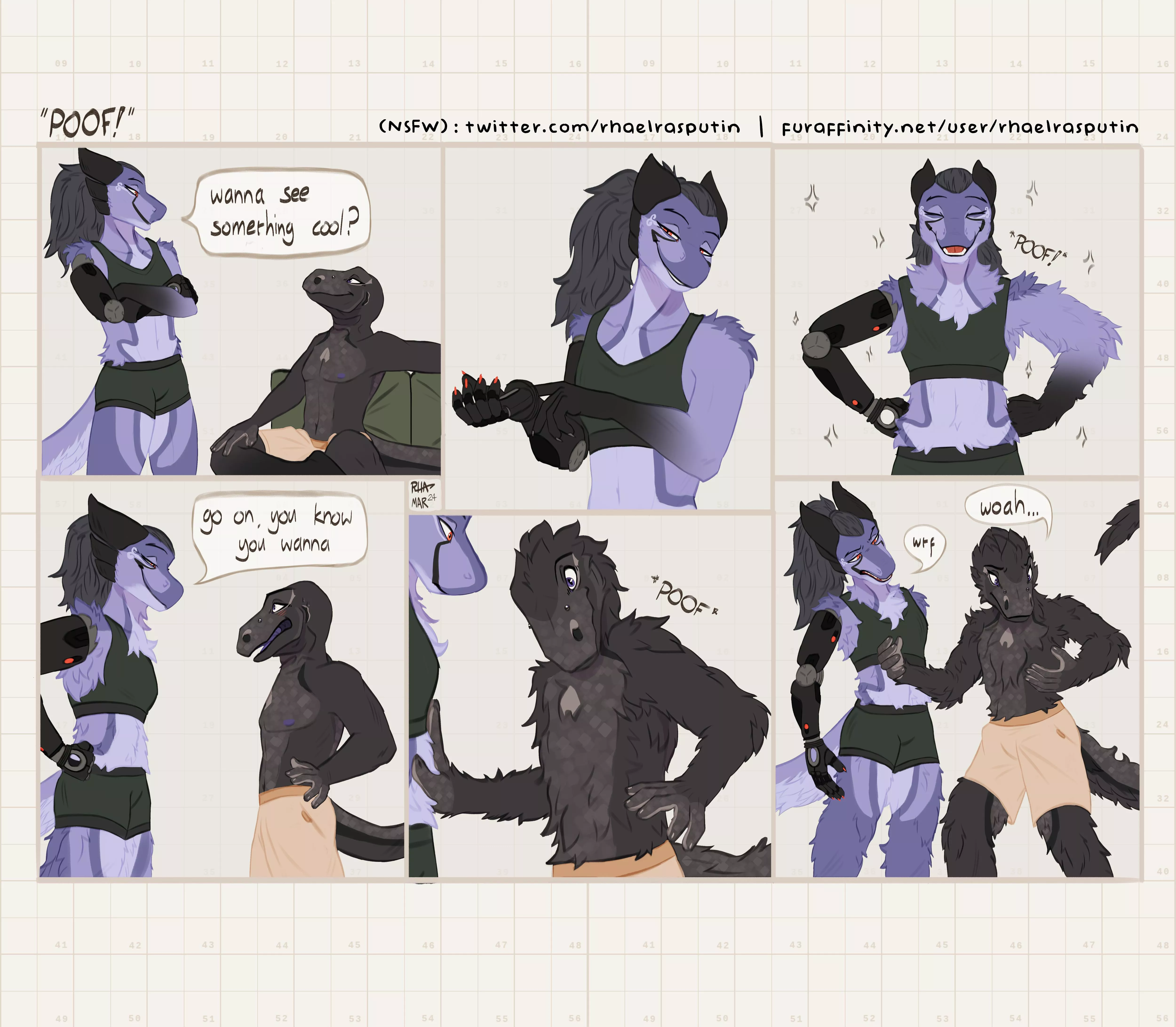 Poof! (Art by Me) posted by RhaelRhaelRasputin