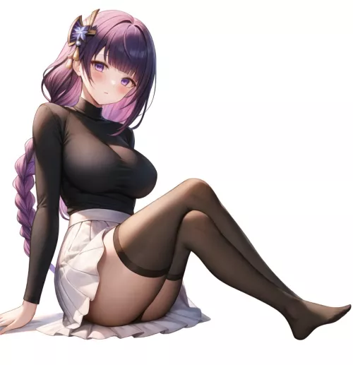 Raiden [Genshin Impact] by CheetahSperm18