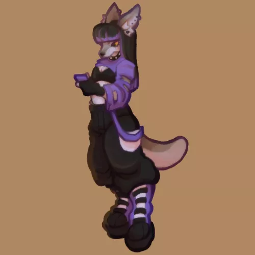 random wolf lady by LiMunab0i