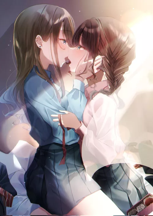 Sharing chocolate [Original] by Silent_Steak_9540