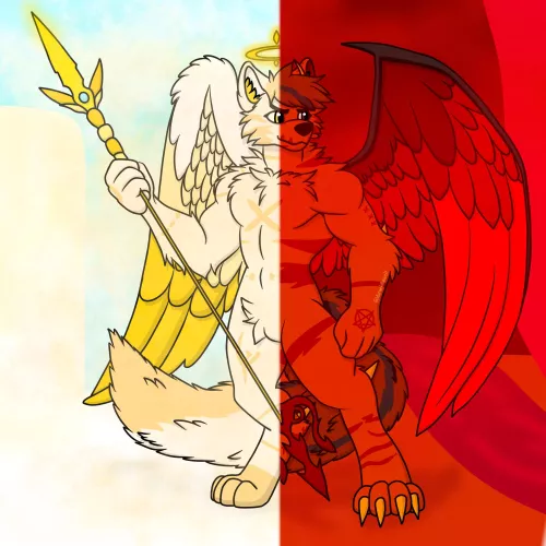 Team Angel or Team Demon..? by KatFurry4