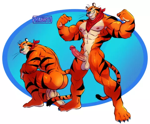 Tony the Tiger 🥛 (Phausto)  by AliceTheMagicQueen