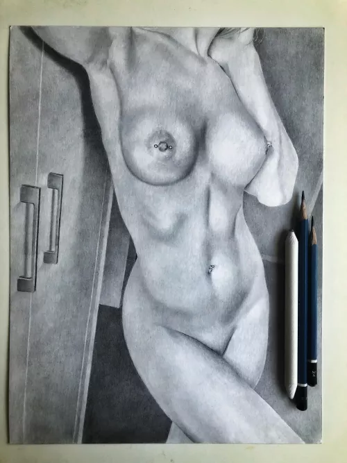 Caroline, Graphite drawing by me by TheSensualPencil