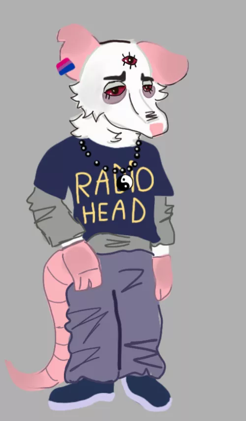 Drew my fursona :] by Captain_chair-1987