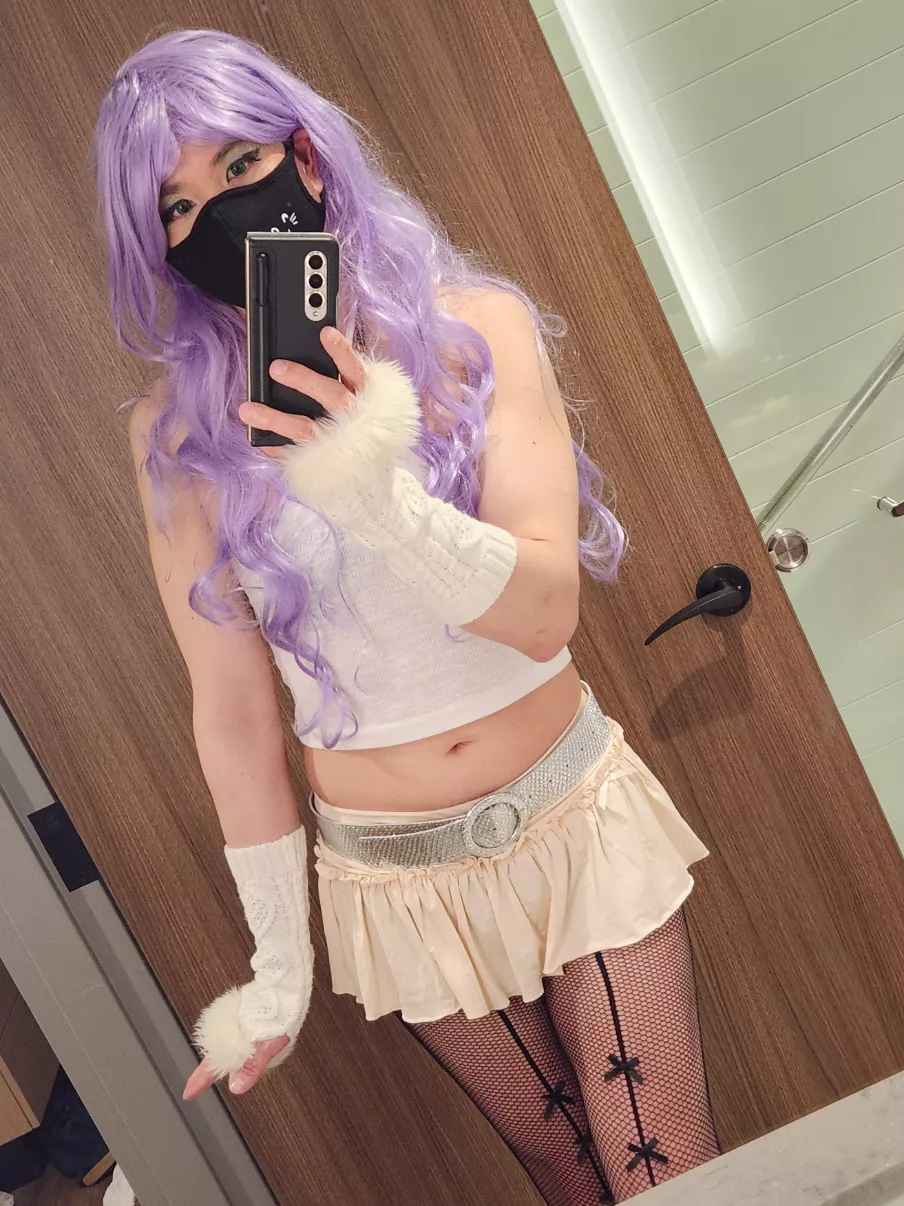 I felt cute in this.  🩵 posted by VaguelySailorMoon