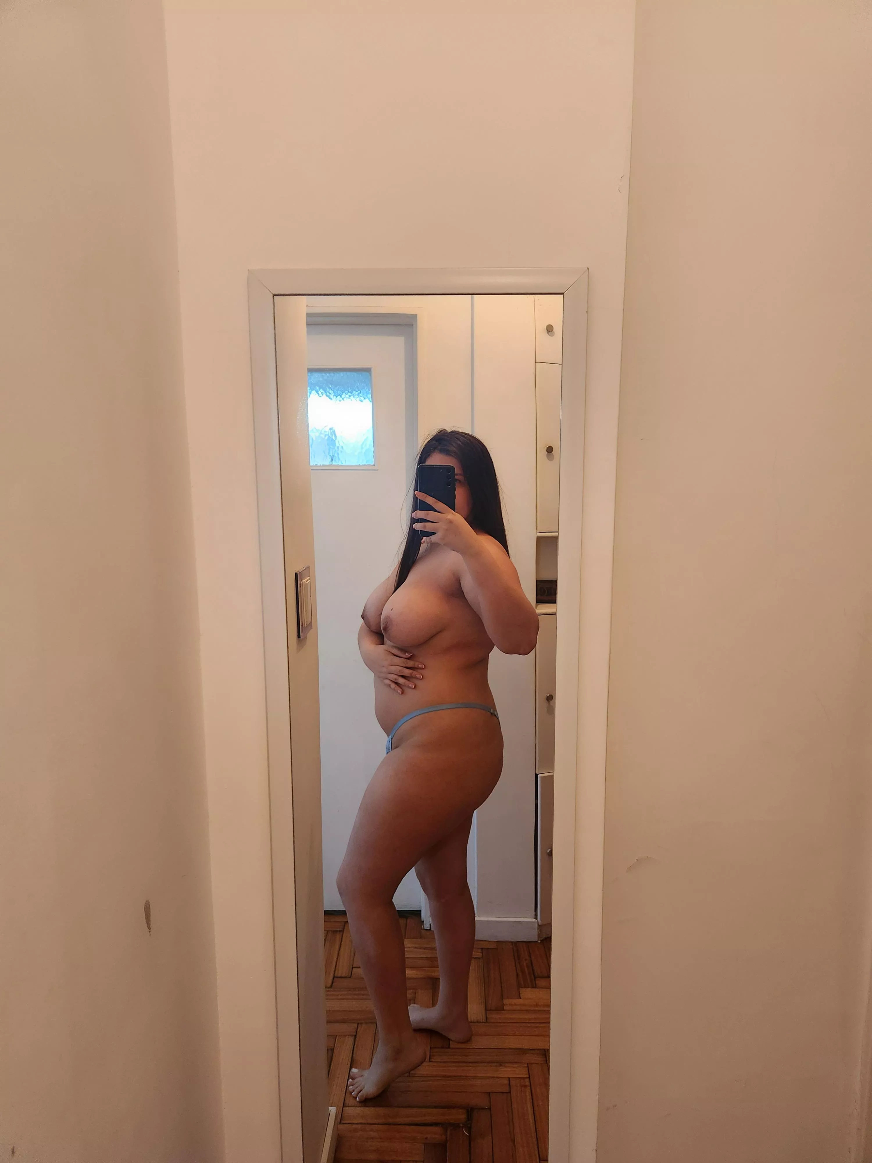 I wake up and Just take a mirror hot selfie posted by abbysweet_