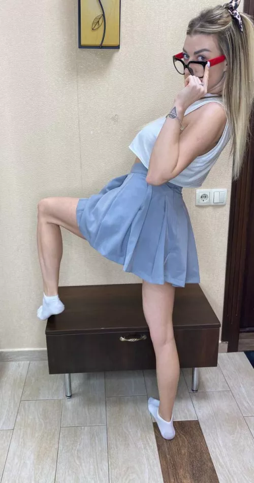 Just me and my yummy ankle socks by specdh