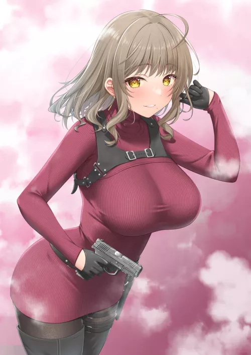 Kyoko Kuramochi's Ada Cosplay [Virtual YTber & Resident Evil] by CheetahSperm18