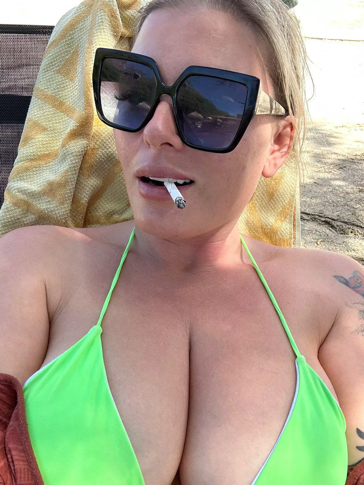 Love a smoke on the beach, do you? posted by bitingshark