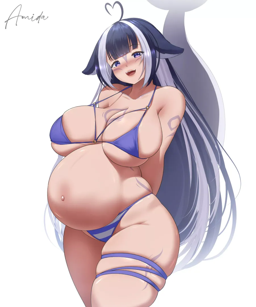 Pregnant Shylily (@amidairasuto) posted by HeavyLancerthe8th