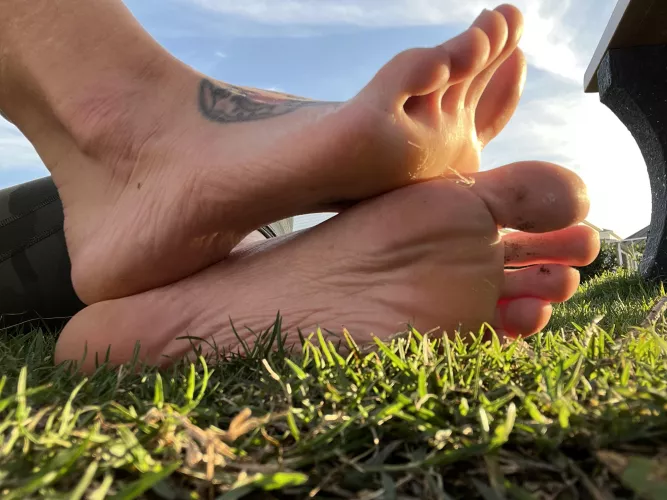 Walking in the ☀️ by redbottomshoe