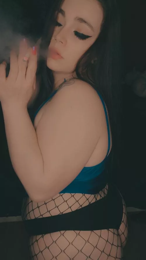 Your smoking beauty 🤍 by stonerchicforyou