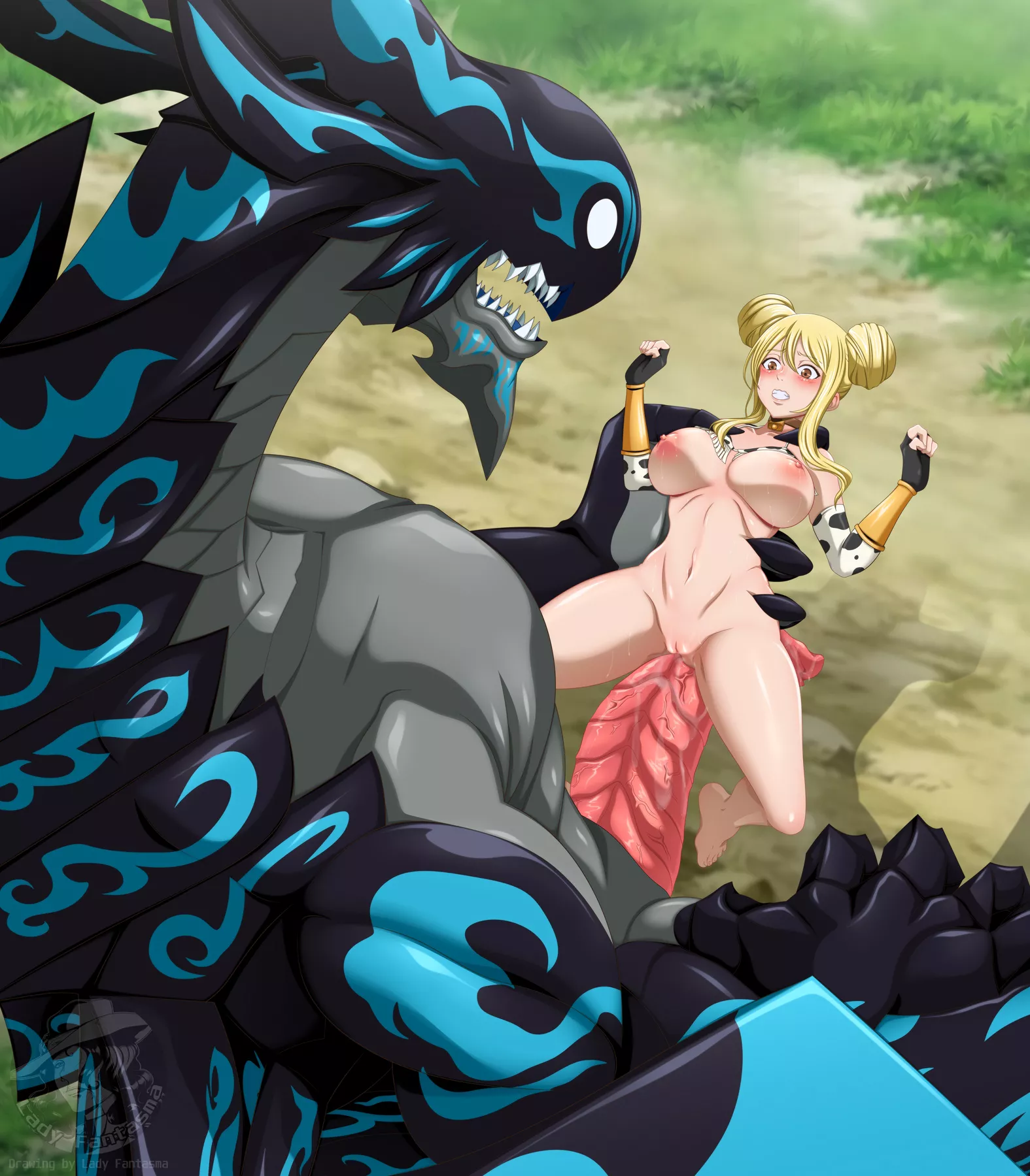 Acnologia gift - Lucy (Lady-Fantasma) [Fairy Tail] posted by EnigmusPrime