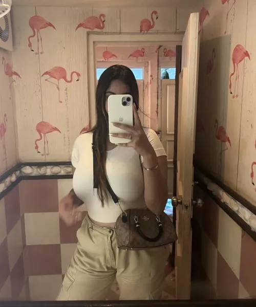 Busty in white  by anonymous123456_