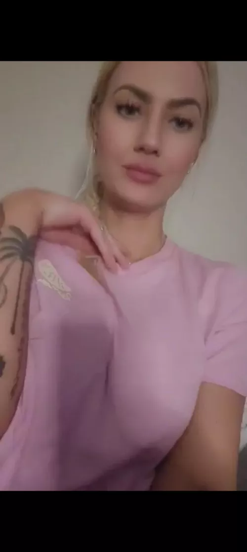 Can you tell from the shirt I'm not wearing a bra  by AmyTheRyobiGirl