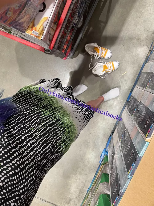 Costco in my DKNYs by camtasticalsocks
