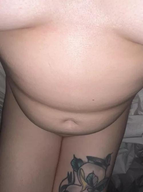 Dinner time! What should i eat to make this belly even bigger? by maybeyours2