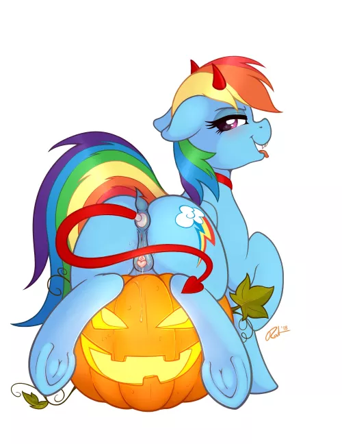 Halloween Dash (artist:ratofdrawn) by PonyClopAccount