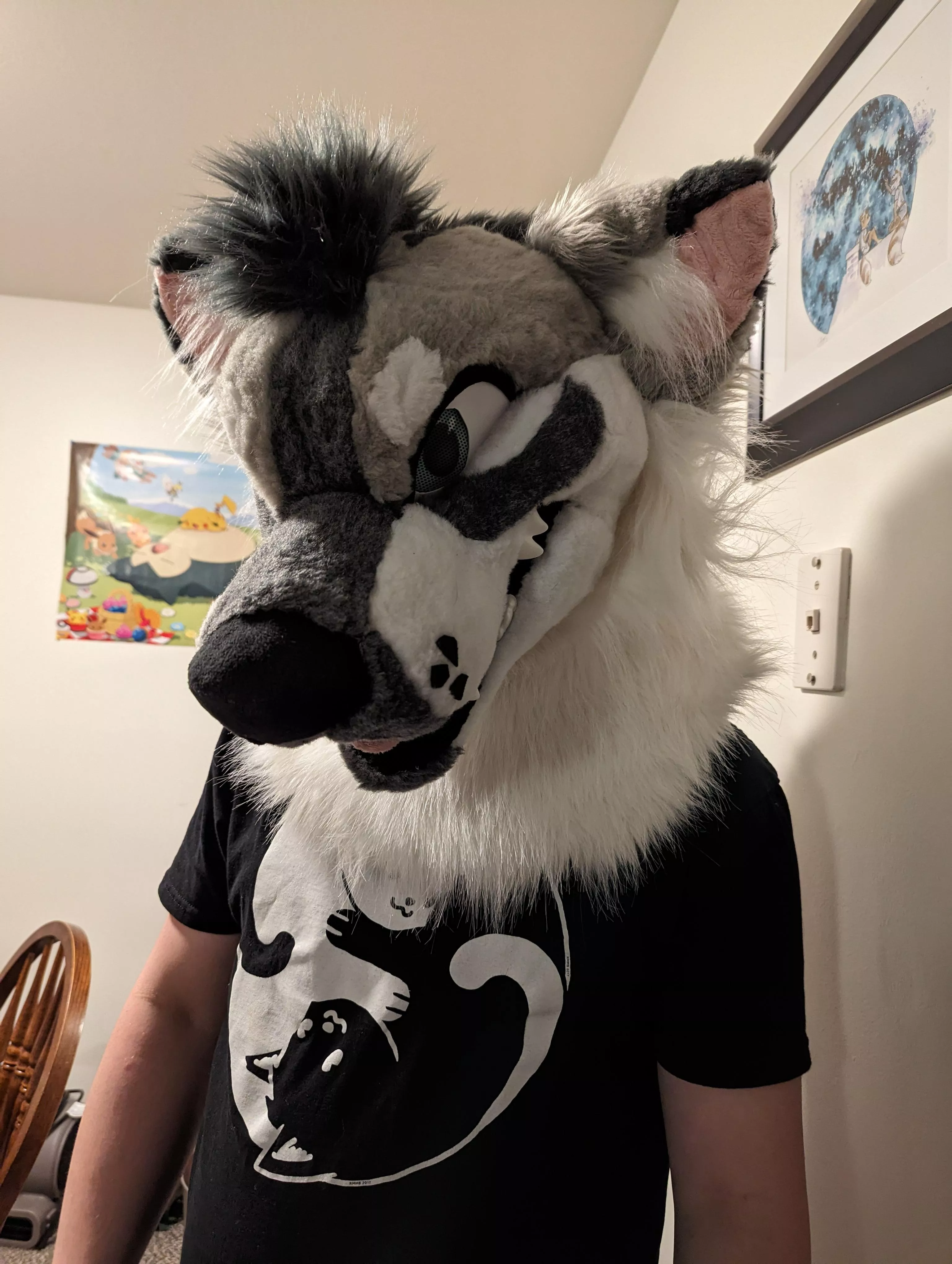I need a furry outfit to go with this guy for an upcoming convention. I have paws and a tail also. Ideas? posted by PoniesPlayingPoker
