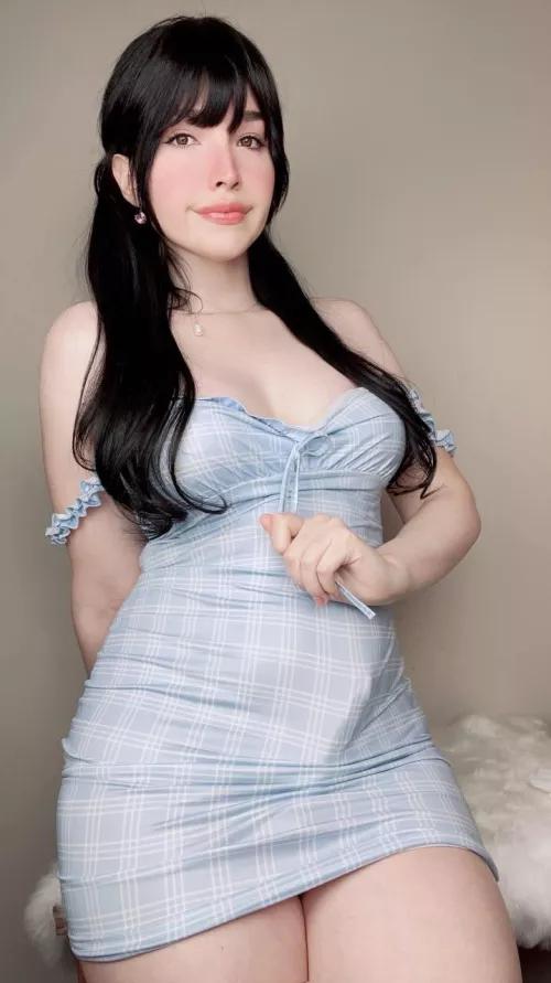 It's a struggle fitting it under my dress! 😼 by ArianaAngelsxo