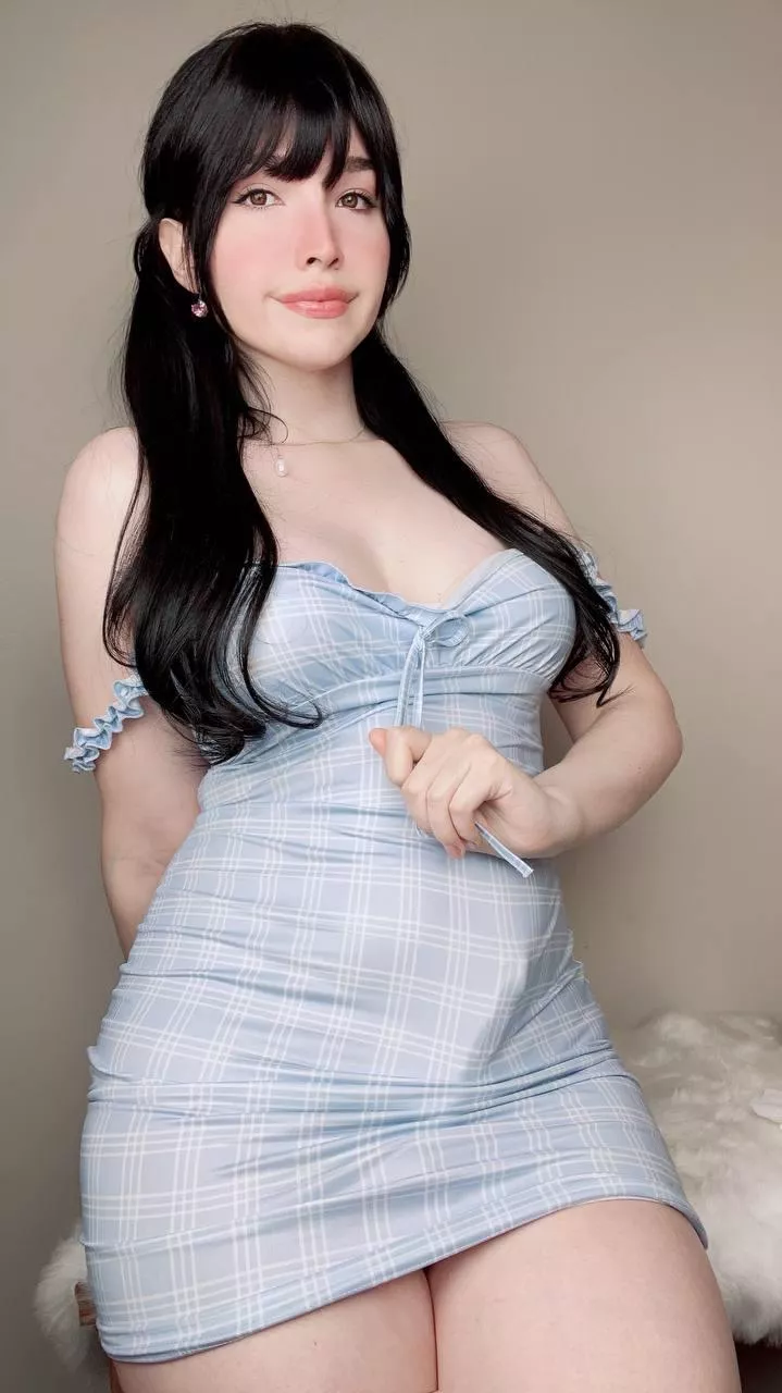 It's a struggle fitting it under my dress! 😼 posted by ArianaAngelsxo