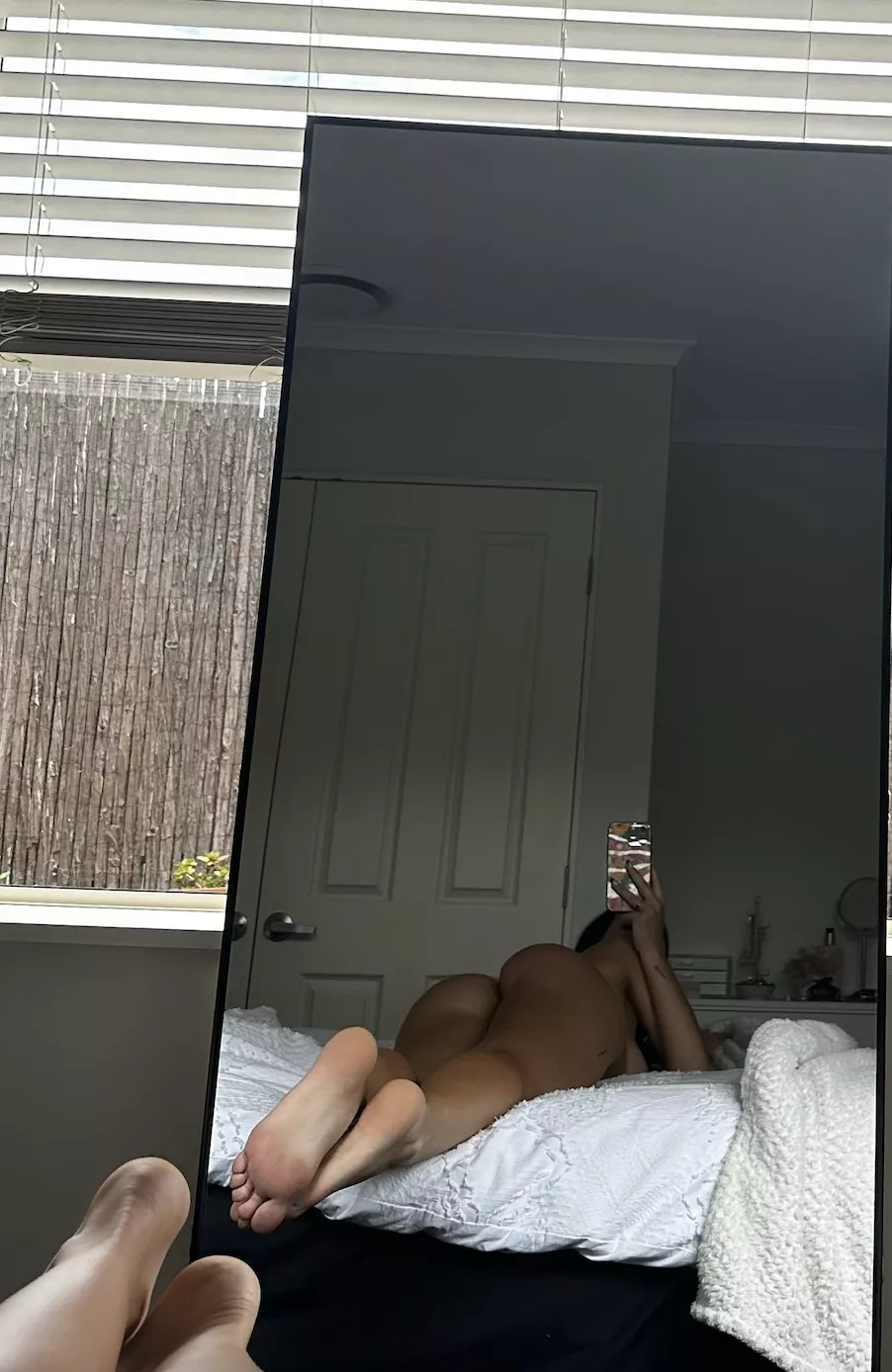 Laying down doggy or nothing at all ;) posted by 50violett_