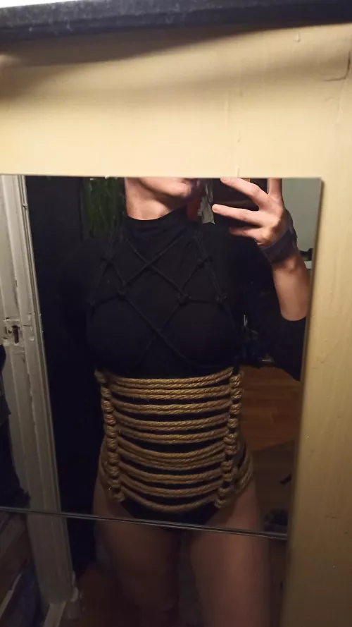 Selfbondage corset 🥰 by MrsVendetta91