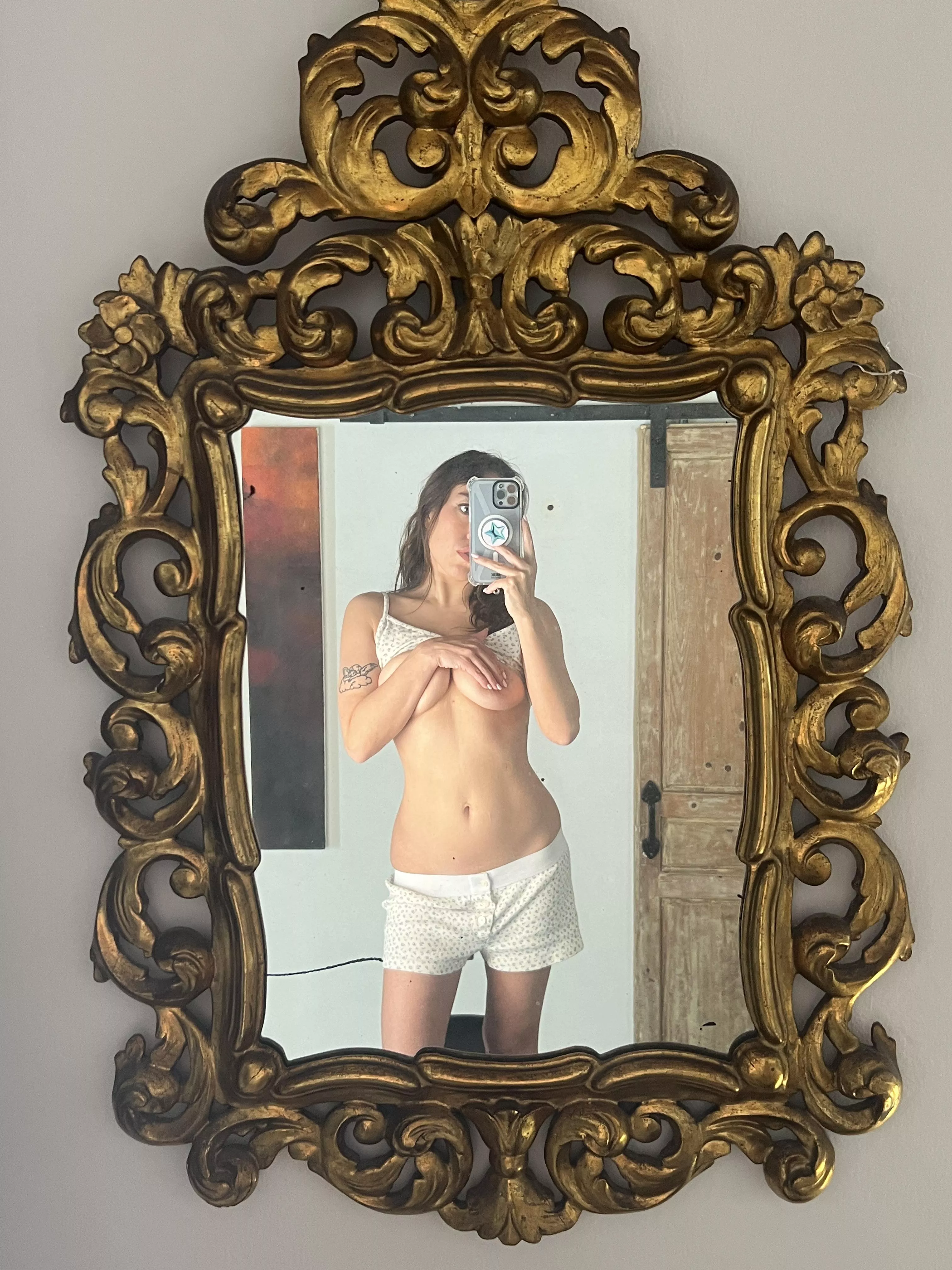 So short I have to stand on a chair to take a selfie  posted by sloane_carter