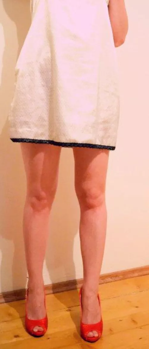 white dress with red heels by Plastic_Marsupial297