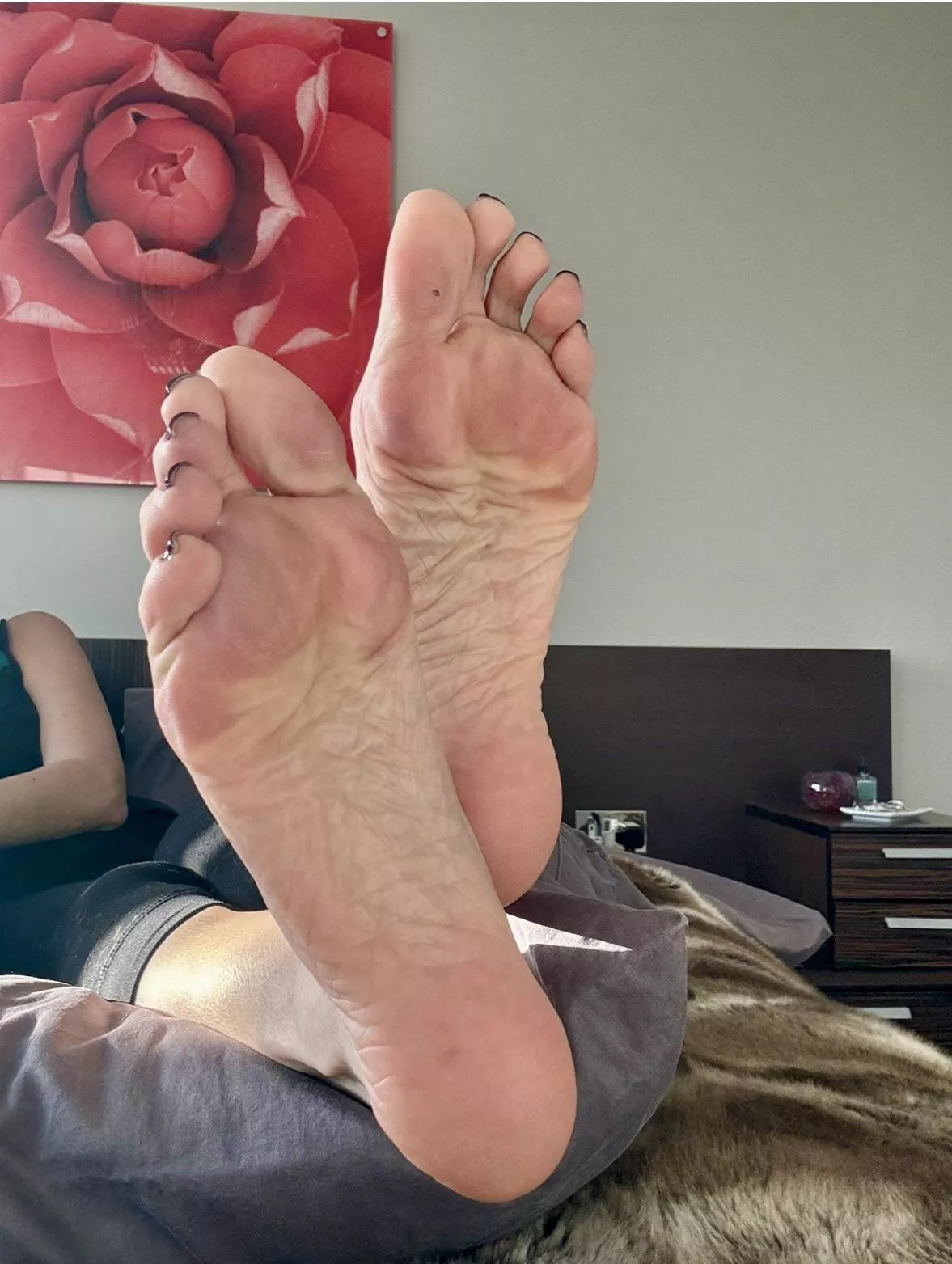Wrinkly soles in the morning are best posted by bornroyal_feet1