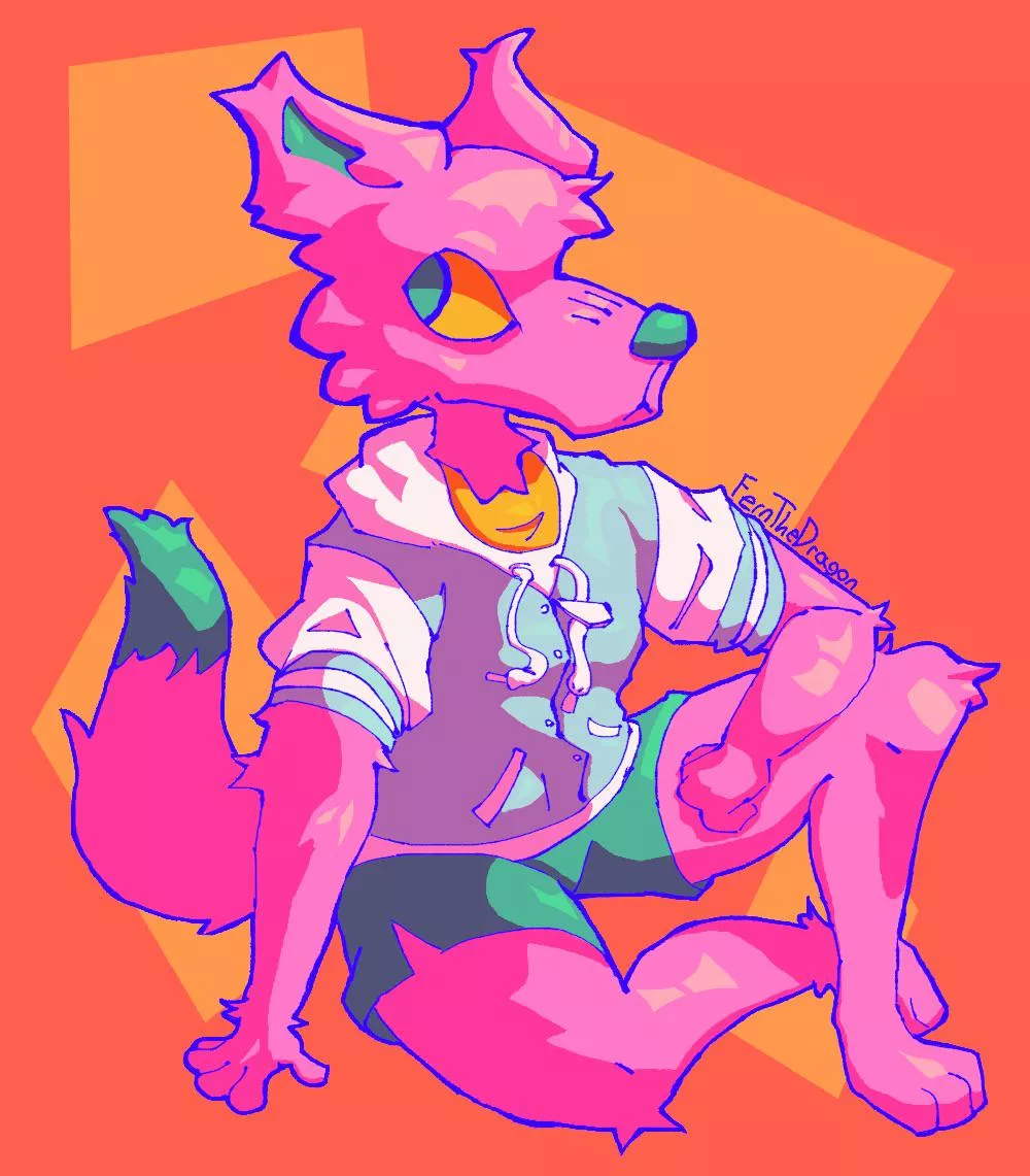 :3 (art by me) posted by Fern_The_Dragon